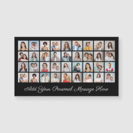 36 Fotocollage Voeg uw magnetische kaartkaart toe