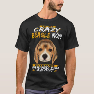 36 Ik ben de gekke Beagle-mama Beagle T-shirt