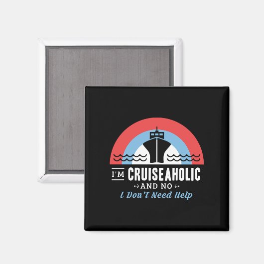 36.IM Cruiseholic en ik heb geen hulp nodig Magneet (Voorkant / Achterkant)