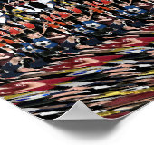 36-inch x24-inch "Soccer Star" 3D-Poster van Magic Poster (Hoek)