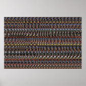 36-inch x24-inch "Soccer Star" 3D-Poster van Magic Poster (Voorkant)