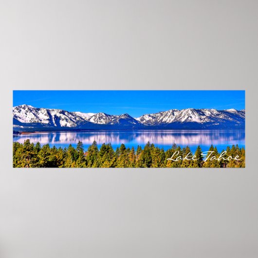 36-INCH X 12-INCH BEAUTIELAK TAHOE-POSTER (MATTE) POSTER (Voorkant)