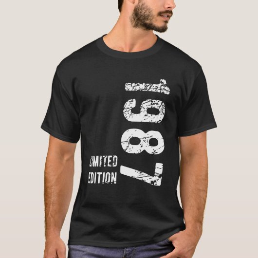 36 jaar oud 1987 36e verjaardag t-shirt (Voorkant)