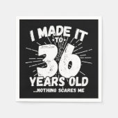 36 Jaar Oud Sarcastisch Meme Grappig 36e Verjaarda Servet (Voorkant)