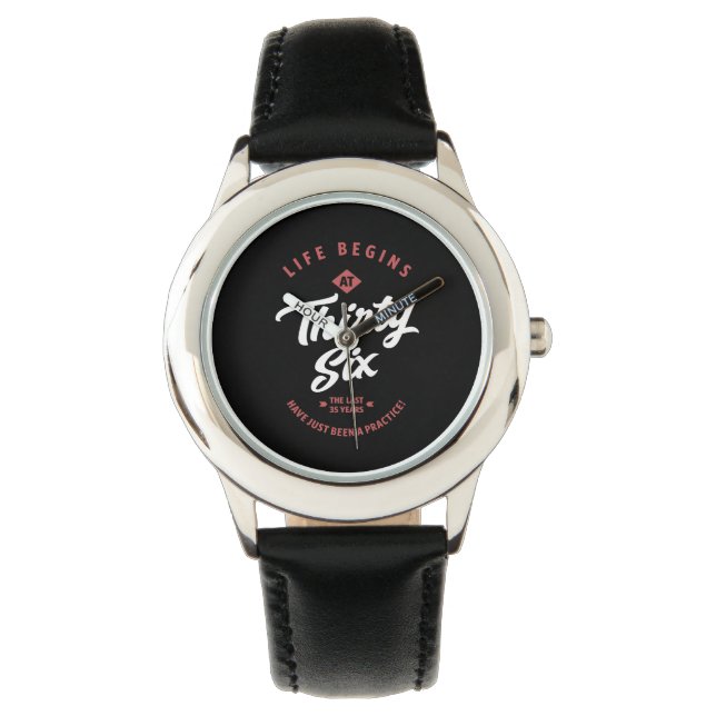 36 jaar oude bruistocht horloge (Voorkant)