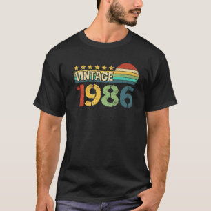 36 jaar oude geschenken  1986 36e verjaardag t-shirt