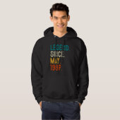 36 jaar oude legende sinds mei 1987 36e verjaardag hoodie (Voorkant volledig)