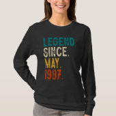 36 jaar oude legende sinds mei 1987 36e verjaardag t-shirt (Voorkant)
