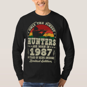 36 jaar Oude Ouderjagers Vintage 1987 36th T-shirt