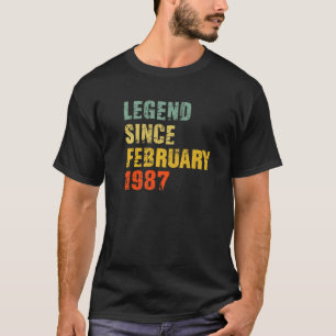 36-jarige 36e verjaardag Legende sinds 1 februari T-shirt