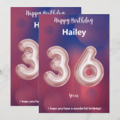 36-jarige Happy Birthday-kaart (Voorkant / Achterkant)