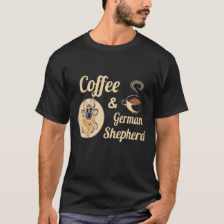 36 koffie en Duitse herder T-shirt