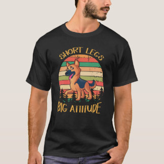 36 Korte poten Grote attitude Schattige Duitse Her T-shirt