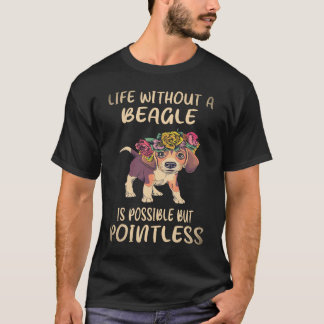 36 Leven Zonder Een Beagle T-shirt