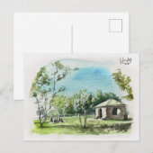 36 : Picknick Briefkaart (Voorkant / Achterkant)