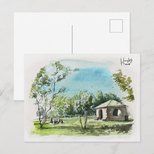 36 : Picknick Briefkaart (Voorkant / Achterkant)