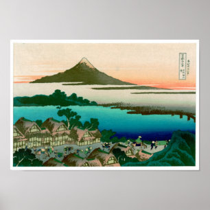 36 Uitzicht Fuji, Hokusai Fine Vintage Poster