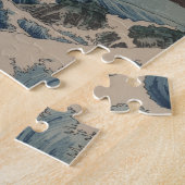 36 Uitzicht van de berg Fuji 富 十 六 景, Hiroshige Legpuzzel (Zijkant)