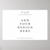 36"x24" Horizontaal bord drukwerk Poster (Voorkant)