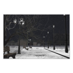 36 "x24" papier poster met "City Park" afbeelding