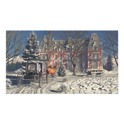 36 "x24" papier poster w' "Christmas Gathering" af (Voorkant)