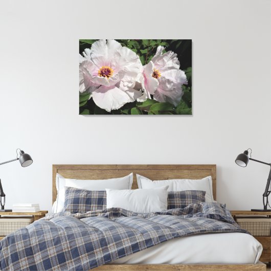 36 "x24" pioenrozen canvas afdruk (Insitu (Slaapkamer))