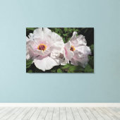 36 "x24" pioenrozen canvas afdruk (Insitu (Houten vloer))