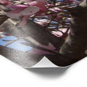36"x24" Roze Magnolia Foto Afdruk (Hoek)