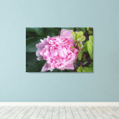 36 "x24" roze pioen canvas afdruk (Insitu (Houten vloer))