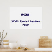 36"x24" Standaard Halfglans Poster (Keuken)