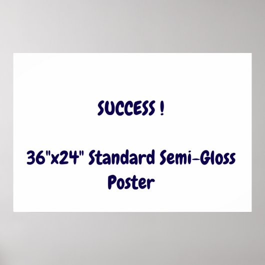 36"x24" Standaard Halfglans Poster (Voorkant)