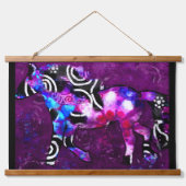36 "x26" Set van twee wandtapijten Abstract Paarde Hangend Wandkleed (Voorkant 2)