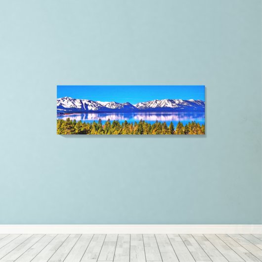 36 X 12 BEAUTIFUELE LAK DEZE GEWRAPPEERDE KANVAS-A CANVAS AFDRUK (Insitu (Houten vloer))