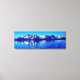 36" X 12" PRACHTIG MEER TAHOE OMWONDEN CANVAS AFDR AFDRUK