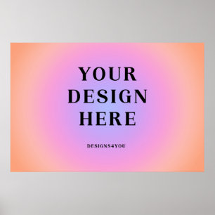 36 x 24 Horizontale gedrukte kunst Poster