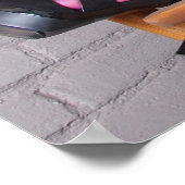 36 x 24-inch Chrissy Kittens Zeg kaas Poster (Hoek)