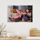 36 x 24-inch Chrissy Kittens Zeg kaas Poster (Keuken)