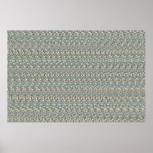 36 x 24 inch "Financial Vision" 3D Magic Eye® Poster