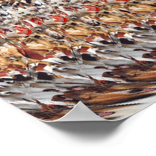 36 x 24-inch "Puppies spelen" 3D Magic Eye® Poster (Hoek)