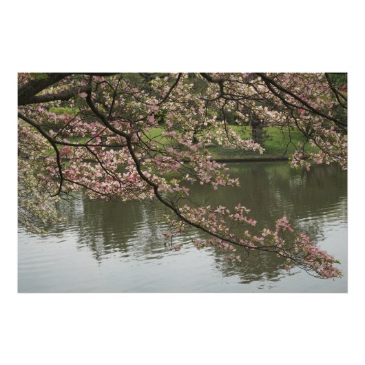 36 x 24-inch roze duoghout foto afdruk (Voorkant)