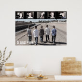 36 x 24 inch Vijf en vers Poster-Wandelend Poster (Keuken)