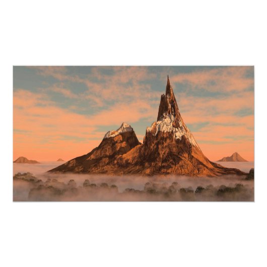 36" x 24" papier poster met "Devil's Talon" afbeel (Voorkant)