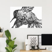 36" x 24", Poster papier van waarde (Matte) (Thuiskantoor)