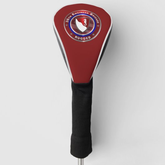 36e Geniebataljon “Rugged” Golfheadcover (Voorkant)