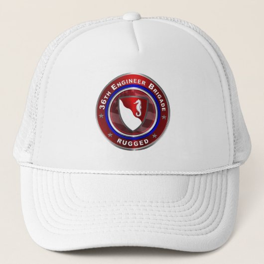 36e Geniebataljon Trucker Pet (Voorkant)