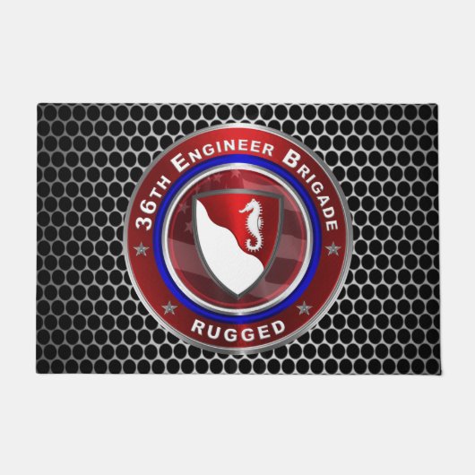 36e Geniebrigade “Rugged” Deurmat (Voorkant)