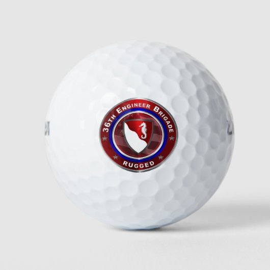 36e Geniebrigade “Rugged” Golfballen (Voorkant)