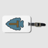 36e infanteriedivisie Badge Bagagelabel (Voorkant (horizontaal))