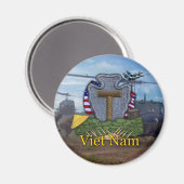 36e infanteriedivisie Vietnam Veterans Magnet (Voorkant / Achterkant)