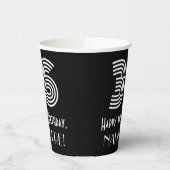 36e verjaardag — Art Deco Geïnspireerde look "36"  Papieren Bekers (Links)